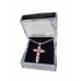 Forever Silver Plated Birthstone Cross Necklace 12 Options14000-JAN